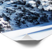Poster Montagne des neiges (Coin)