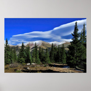 Poster Montagne des Rocheuses