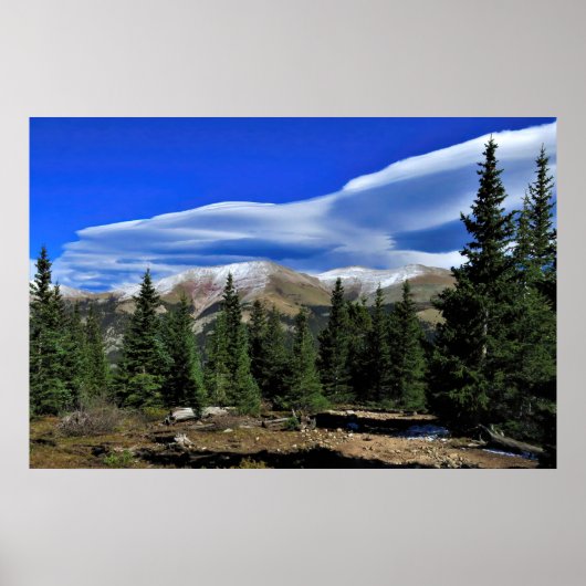 Poster Montagne des Rocheuses (Devant)