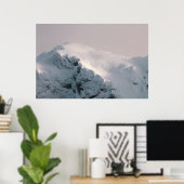Poster Montagne enneigée (Bureau à domicile)