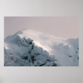 Poster Montagne enneigée (Devant)
