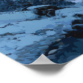 Poster Montagne enneigée (Coin)