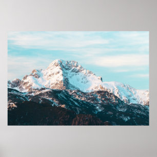 Poster Montagne enneigée