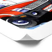 Poster Montagne - Floss dentaire (Coin)