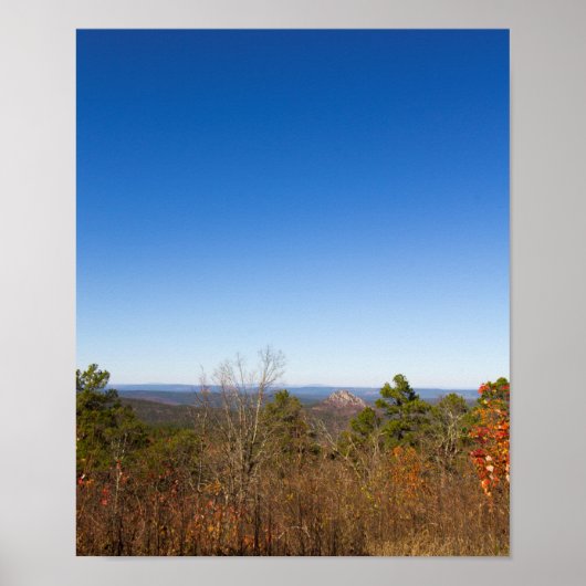 Poster Montagne fourrée, Arkansas (Devant)