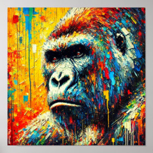 POSTER MONTAGNE GORILLA 6