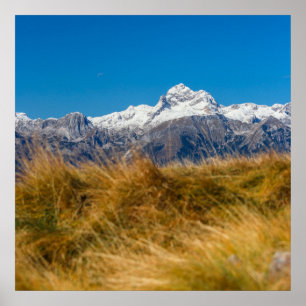 Poster Montagne majestueuse Triglav, Slovénie