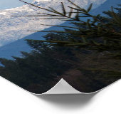 Poster Montagne olympique 36X12 (Coin)