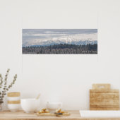 Poster Montagne olympique 36X12 (Cuisine)