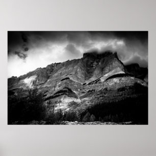Poster Montagne orageuse
