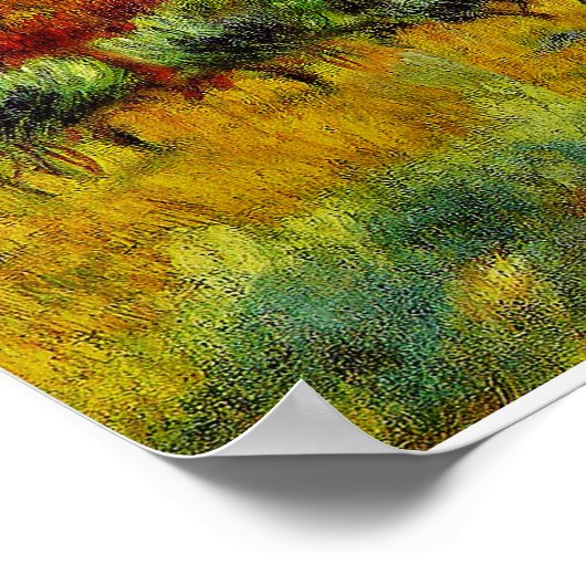 Poster "Montagne Sainte Victoire" par Renoir (Coin)