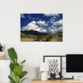 Poster montagnes (Bureau à domicile)