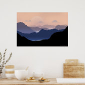 Poster Montagnes (Cuisine)