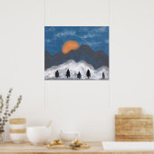 Poster Montagnes (Cuisine)