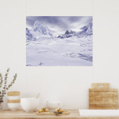 Poster Montagnes (Cuisine)