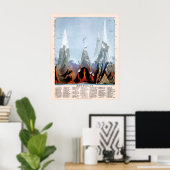 Poster Montagnes 1851 (Bureau à domicile)