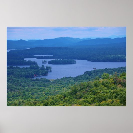 Poster Montagnes Adirondack (Devant)