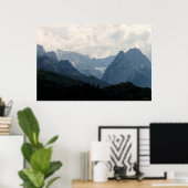 Poster Montagnes alpines pittoresques Photo nature (Bureau à domicile)