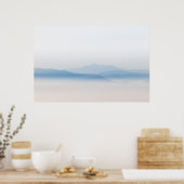 Poster Montagnes au-dessus des nuages (Cuisine)
