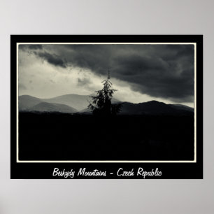 Poster Montagnes Beskydy, République tchèque (Affiche)