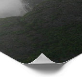 Poster montagnes brumeuses (Coin)