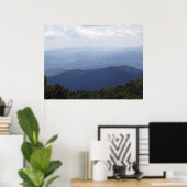 Poster Montagnes CN de l'Ouest 3 (Bureau à domicile)