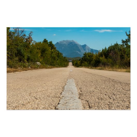 Poster Montagnes de Biokovo - Croatie (Devant)