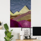Poster Montagnes de mûrier (Bureau à domicile)