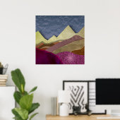 Poster Montagnes de mûrier (Bureau à domicile)