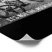 Poster Montagnes de persévérance et cyclisme Suisse (Coin)