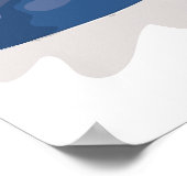 Poster Montagnes de ski (Coin)