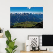 Poster Montagnes de Suisse (Bureau à domicile)