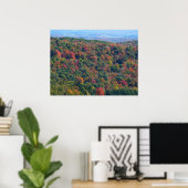 Poster Montagnes des Appalaches à l'automne (Bureau à domicile)
