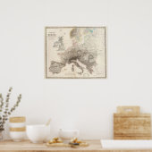 Poster Montagnes d'Europe (Cuisine)