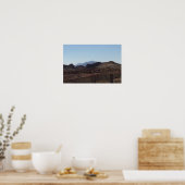 Poster Montagnes du désert du Nevada (Cuisine)