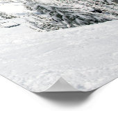 Poster Montagnes en hiver (Coin)
