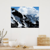 Poster Montagnes enneigées dans les alpes suisses (Cuisine)