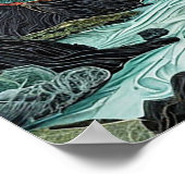 Poster Montagnes et forêt (Coin)