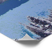 Poster montagnes fluviales (Coin)