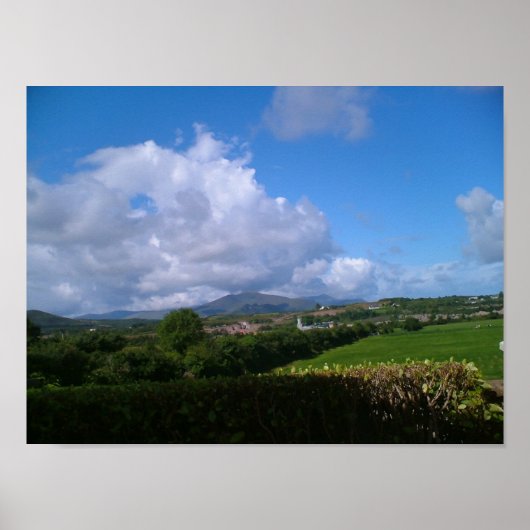 Poster Montagnes Kerry (Devant)