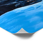Poster Montagnes Majestueuses Enneigées se Reflétant (Coin)