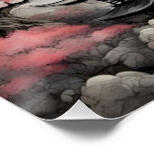 Poster Montagnes Mystiques Japonaises (Coin)