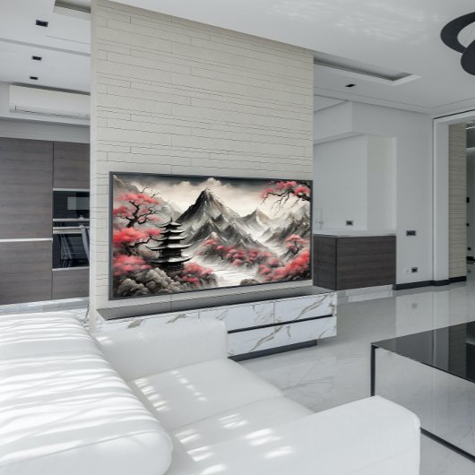 Poster Montagnes Mystiques Japonaises