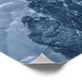 Poster Montagnes neige et brouillard (Coin)