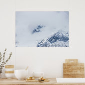 Poster Montagnes nuageuses (Cuisine)