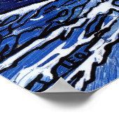 Poster Montagnes Olympiques (Coin)