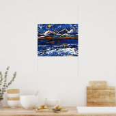 Poster Montagnes Olympiques (Cuisine)