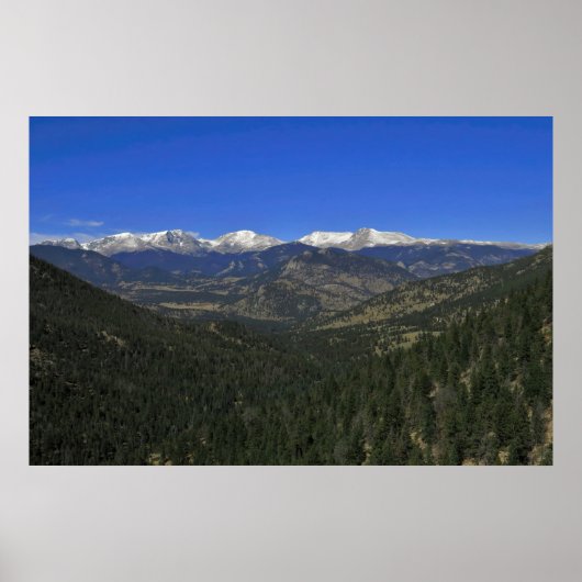 Poster Montagnes Rocheuses (Devant)