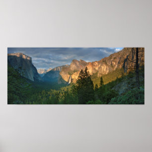 Poster Montagnes Rocheuses   Yosemite, Californie