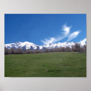 Poster Montagnes Ruby en avril